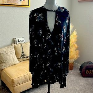 Free People raven comb dress